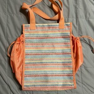 Thirty-One Orange and Multicolor Tote Bag